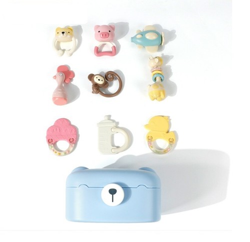 Teether Toy Teethers Baby Soothers Rattle Safety Silicon Auditory Development - Picture 11 of 13