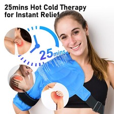 Shoulder Ice Pack Wrap Cuff Hot Cold Therapy Support Brace