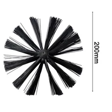 Fast And Efficient 200mm Dryer Vent Cleaning Brush For Duct And Pipe Cleaning