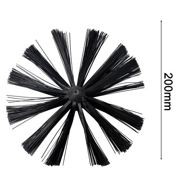 Fast And Efficient 200mm Dryer Vent Cleaning Brush For Duct And Pipe Cleaning