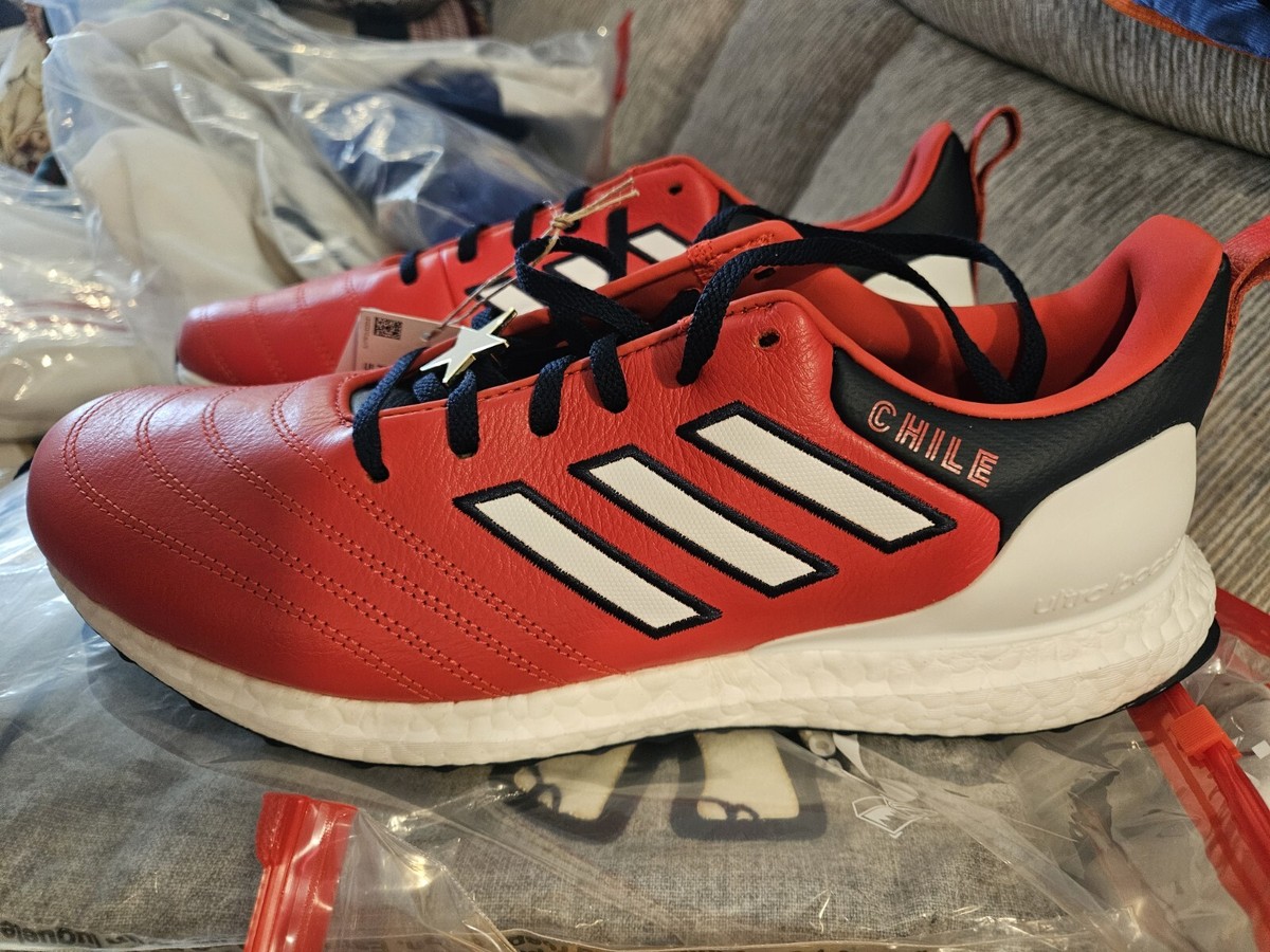 ADIDAS ULTRA BOOST X COPA WORLD CUP CHILE GW7270 RED LEATHER SZ 11