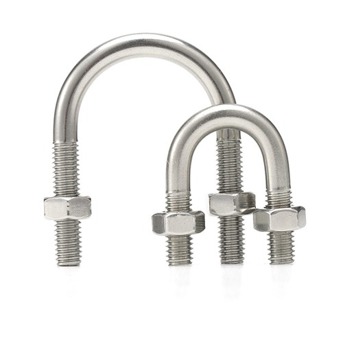 U-Bügel Schraube & Muttern Edelstahl A2 Rundstahlbügel Rohrschelle M6 M8 M10 M12 - Bild 8 von 24