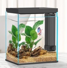 NEW Pronetcus Black USB Lighted LED Top Hood for 2 Gallon Aquarium Fish Tank