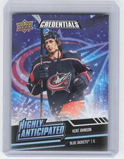 2022-23 Upper Deck Credentials #HA-2 Kent Johnson Highly Anticipated