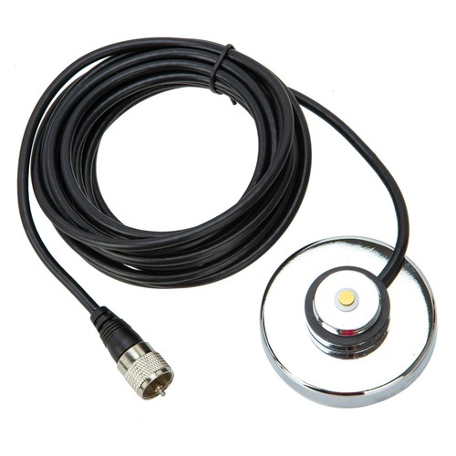 NMO Antenna with 5M PL-259 Connector RG-58 Cable NB-70 7CM NMO Magnetic Base - Picture 2 of 5
