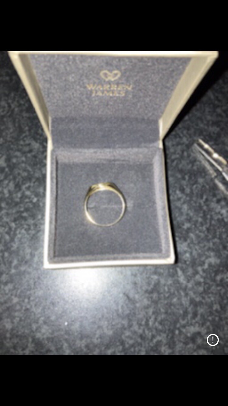 mens 9ct gold ring eBay
