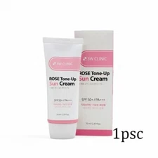 3W CLINIC/Rose Tone Up Sun Cream 70ml SPF50+ PA+++/Makeup base/NO.1 Korean Made