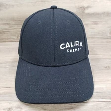 Califia Farms Hat Cap L/XL A-Flex Fitted Black Spell Out Logo AJM