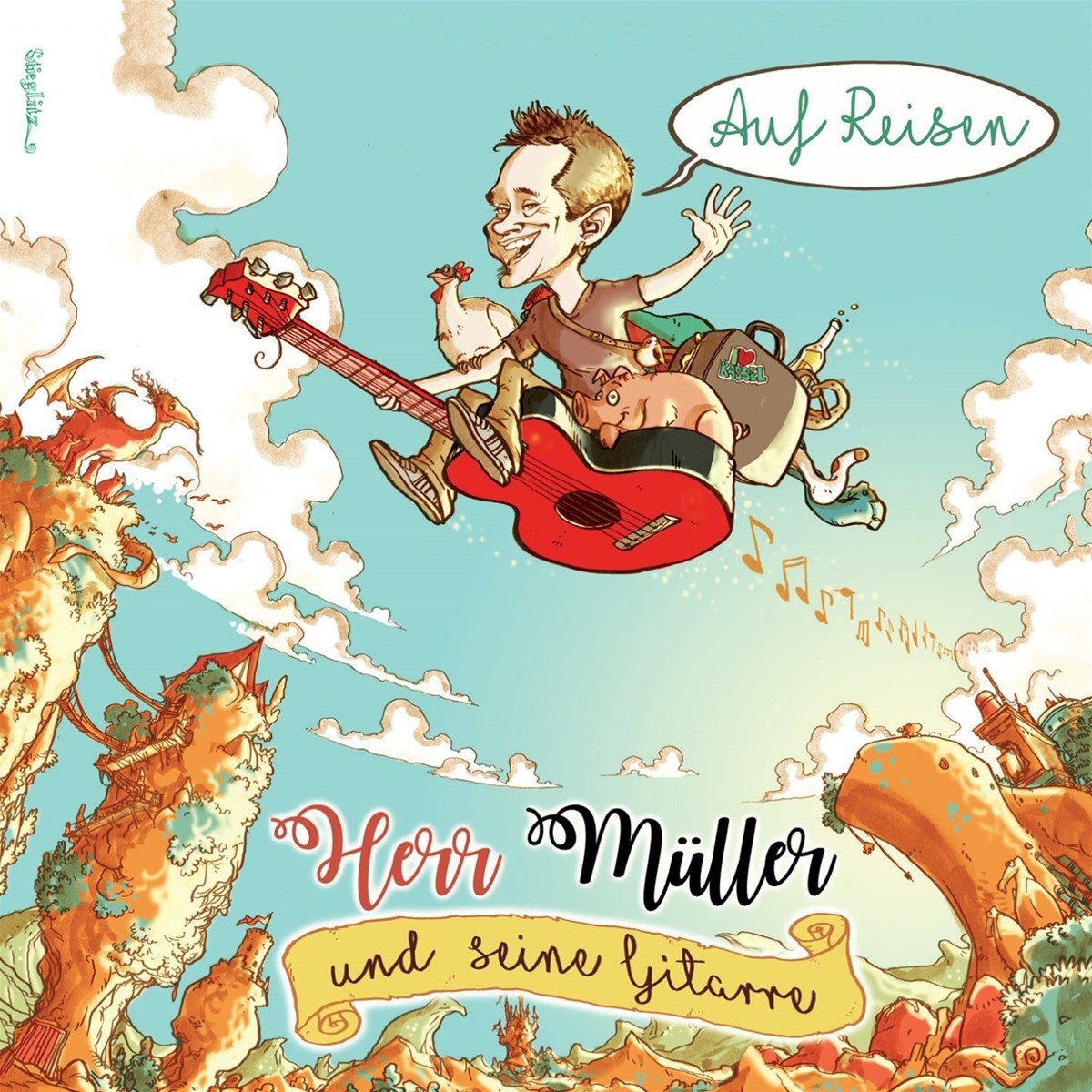 Herr Müller und seine Gitarre Auf Reisen