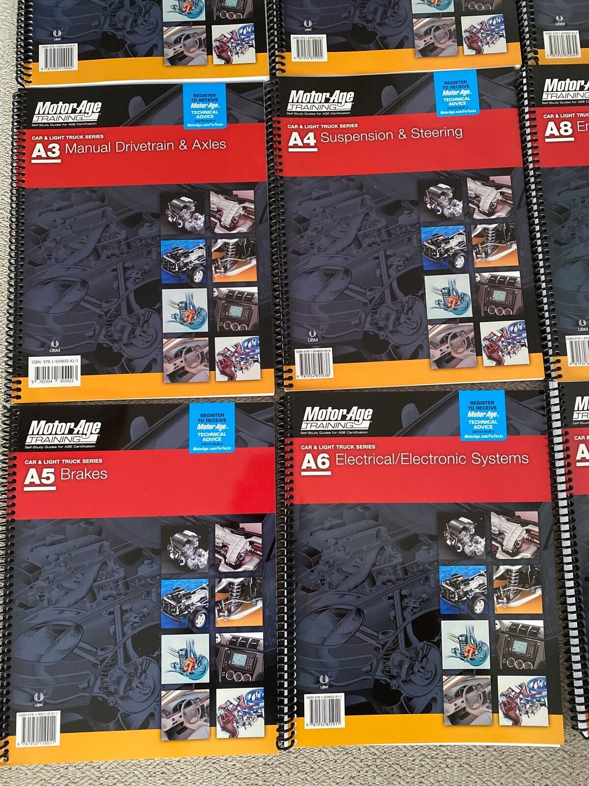 Pre-Owned ASE Test Prep and Study Guide: Covers Ase Areas A1-a8 Plus A9, G1  and L1, Ase Certified Mast Automobile Technician A1-a8, Plus A9, F1, G1