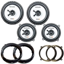 PG Audio Lautsprecher Türen vorne und hinten passend für Opel Omega B Vectra B