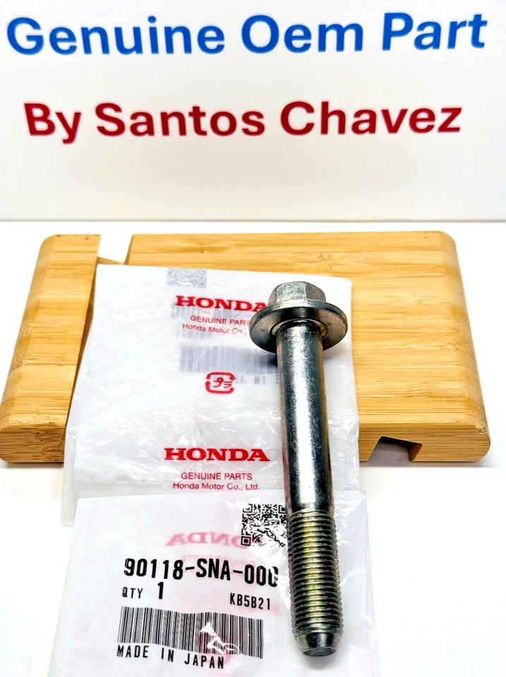 本田和讴歌后下控制臂法兰格螺栓 正品 原始设备制造商 部件 90118-SNA-000 — 第 4/4 张图片