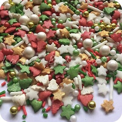 Sprinkle Mix-Christmas Shapes