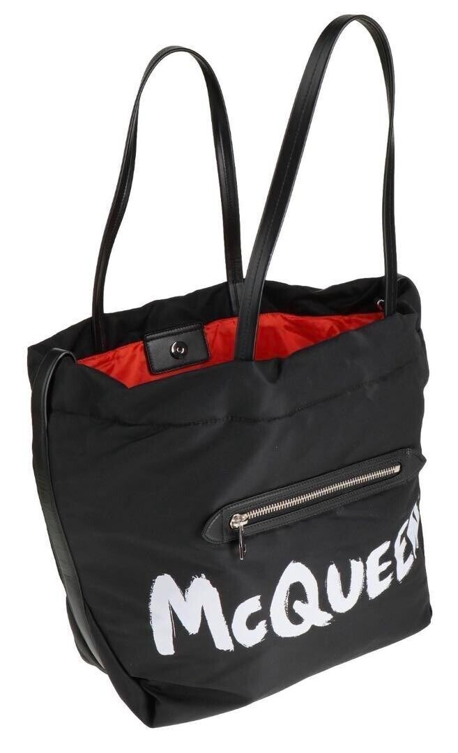 Alexander McQueen Logo Print Tote Crossbody Bag Women Nylon Alexander McQueen Logo Print Tote Crossbody Bag Women Nylon