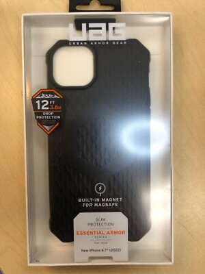 UAG Essential Armor Slim MagSafe Case for iPhone 15 Plus & 14 Plus 6.7 - Black
