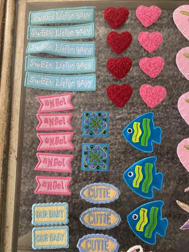 84 PCs Kids Embroidery Patches iron,sewing, Sticker On clothes - Image 2 of 4