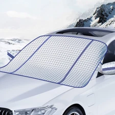 Magnetic Winter Car Snow Cover Frost Ice Shield Hatchback Front Window Sun Visor