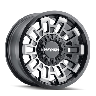 20'' Mayhem Cortex 20x10 Matte Black W Dark Tint 5x5.5 5x150 Wheel -19mm Rim