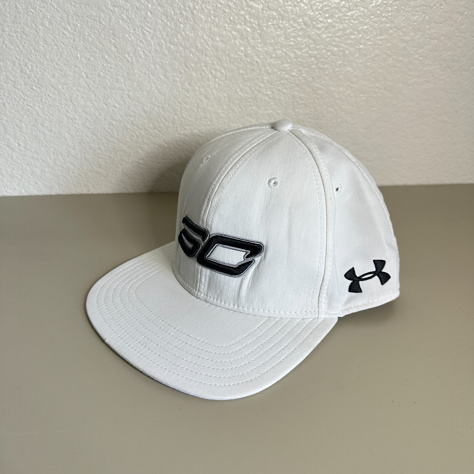Steph Curry Under Armour Hat 30 White Logo Adult Snap… Gem