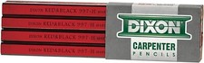 Dixon Industrial Carpenter Pencils Graphite Core - Soft/Medium/Hard Grade