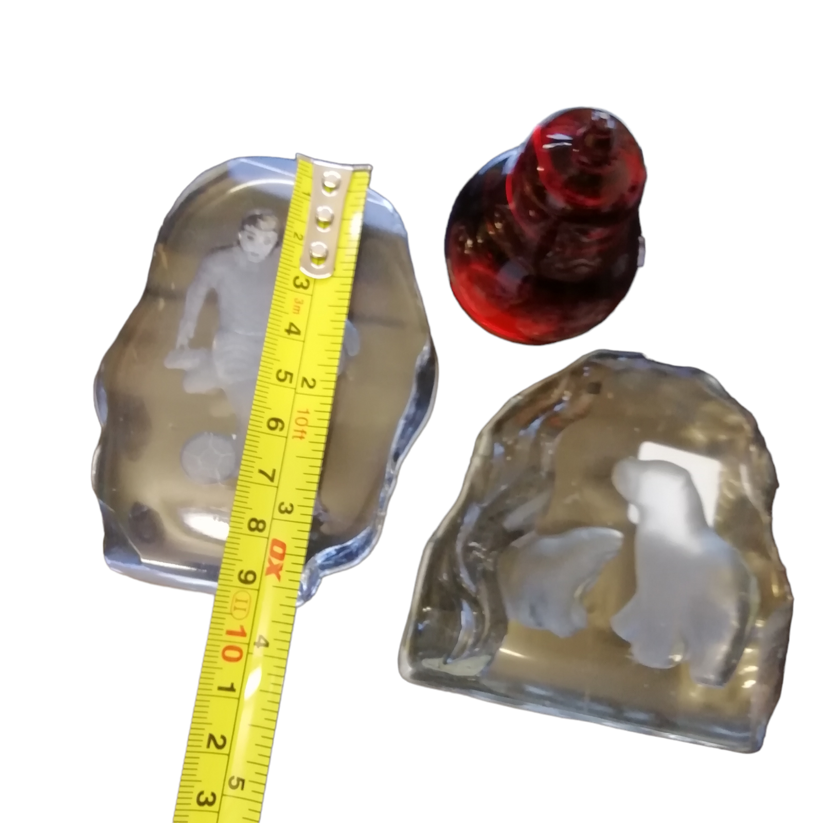 Glass Paperweights Job Lot Bundle X6 Various Shapes Sizes eBay