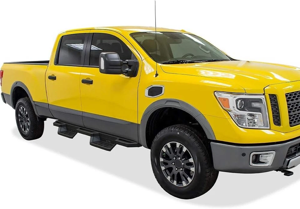 Stainless Steel 6.5in Nerf Bars Pocket Steps For 04-25 Nissan Titan Crew Cab - Image 4 of 4