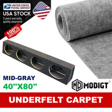 Automotive Mid-Gray Carpet Padding 80" Lenght goes under carpet in cars trucks