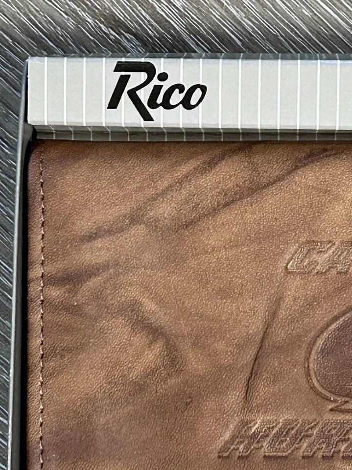 Carolina Hurricanes NHL Licensed Rico Checkbook Holder Embossed Leather New - Image 4 of 4
