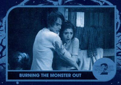 Stranger Things Season 2 Upside Down [/99] Base Card #94 Burning the Monster Out