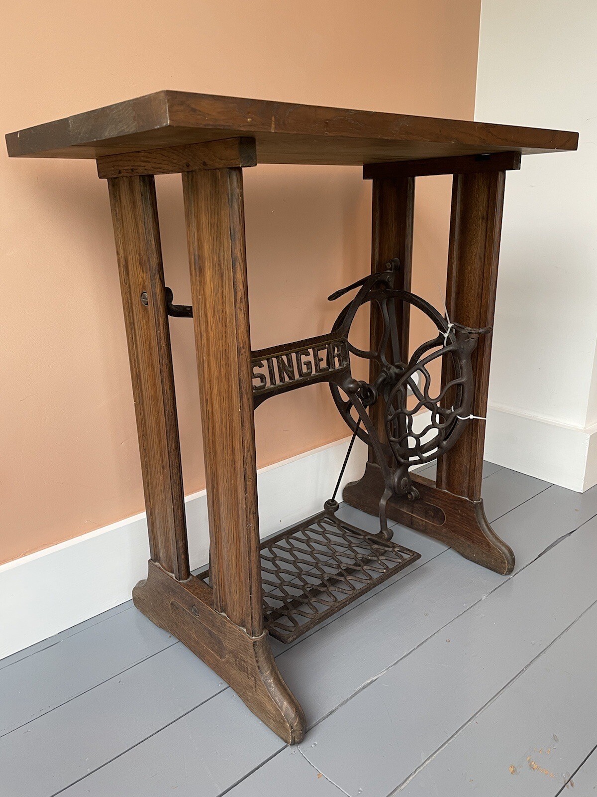 Singer sewing machine side table eBay