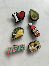 Original Crocs I Love TACO TUESDAY Jibbitz, 20