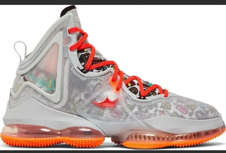 Nike Lebron XIX 19 Fast Food Grey Fog Roma Green Men Size 12 DC9339-001 New Nike LeBron XIX 19 Fast Food Grey Fog/Roma Green Size Men main image 4