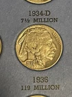 1936-P 5C Buffalo Nickel