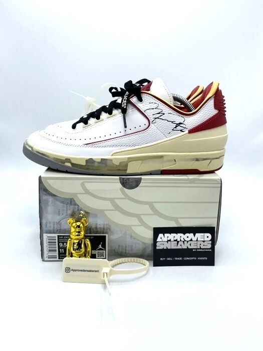 Nike Air Jordan 2 Retro Low SP Off-White White Red DJ4375-106 US9.5 43