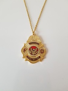 Fire Department American Firefighter Maltese Cross Shield Badge Maltese Cross Shield Badge