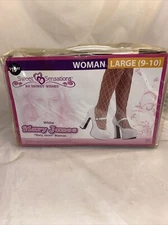 Sweet Sensations Cosplay Costume Mary Jane Platform Shoes Size L 9/10 White *JS
