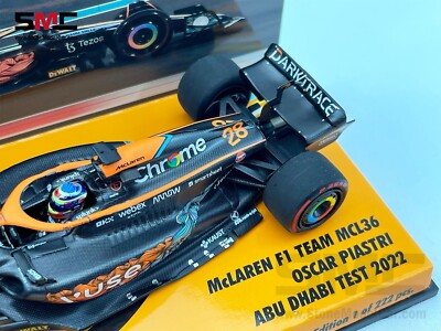 Mclaren F1 MCL36 #28 Oscar Piastri Abu Dhabi 2022 Test Livery 1:43