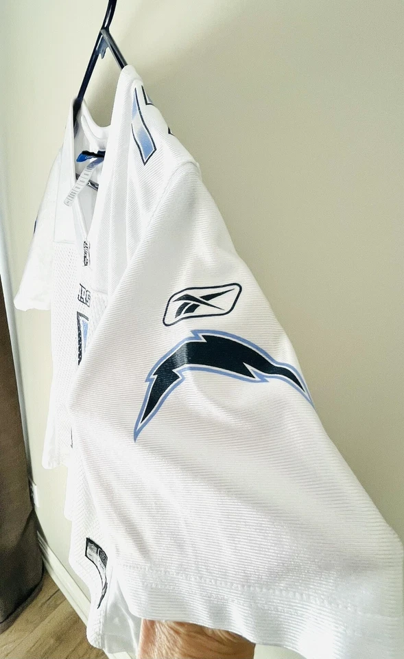 S.D. Camiseta Reebok Chargers Philip Rivers #17 con licencia NFL niñas jóvenes grande Foto 4 de 4