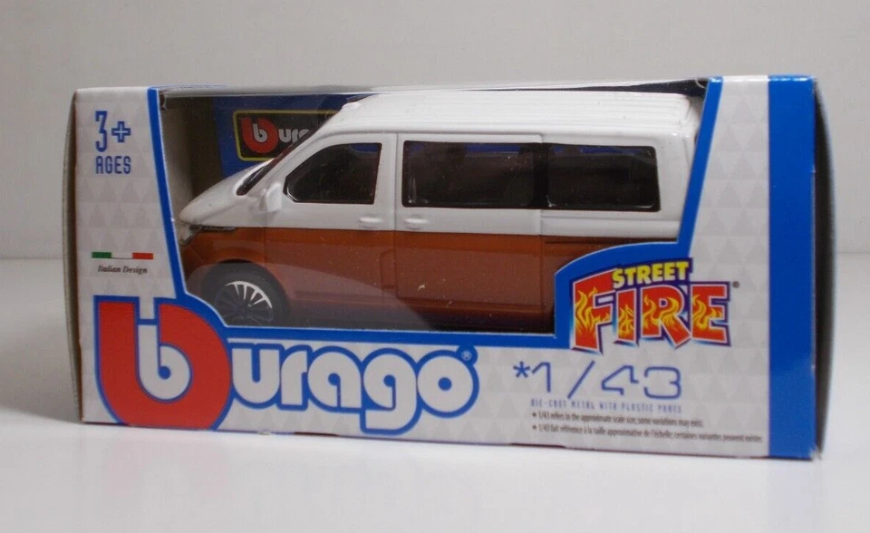 Bburago 30010 Volkswagen T6.1 Transporter - METAL Scala 1:43 - Immagine 3 di 3