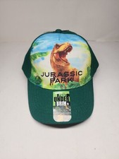 Jurassic Park Hat Baseball Cap Adjustable Snapback Kids Dinosaur T-Rex New