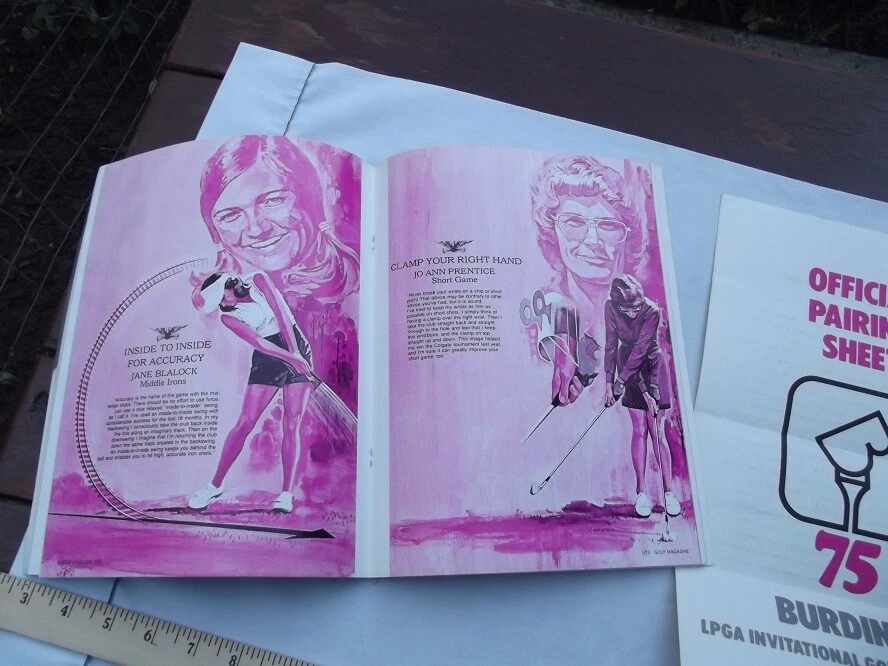 Programa LPGA Mujer 1975 Golf Burdines Invitational Kendale Lakes CC Miami Fl Foto 4 de 4