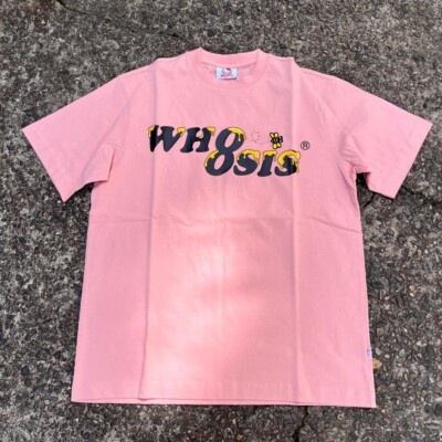 Y2K Whoosis×HELLO KITTY ロゴプリントTシャツ ピンク Y2K Whoosis×HELLO KITTY ロゴプリントTシャツ ピンク
