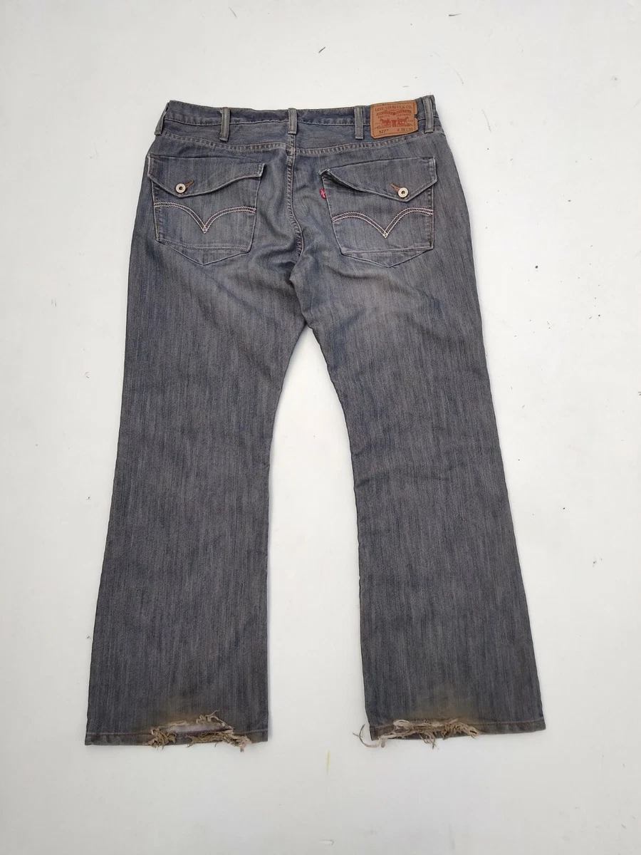 Levis 527 Boot Bleu Poches Rabat Jeans Homme 38 x 30