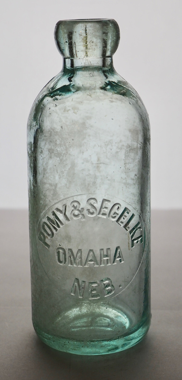 Old Hutch Hutchinson soda bottle POMY & SEGELKE Omaha NE NE0111 eBay