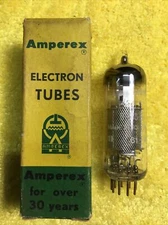NOS AMPEREX 6689 HOLLAND AUDIO VACCUM TUBE TESTED VINTAGE A316.C