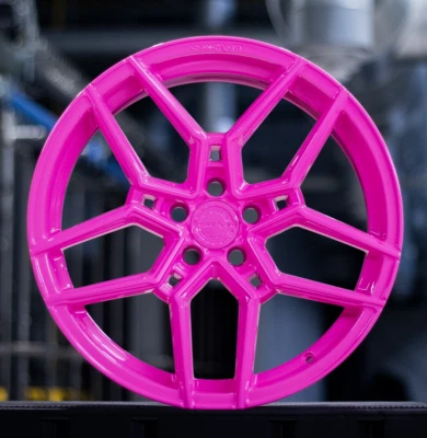 UAPAINTER HiGloss NEON PINK Powder Coating Paint, 1Lb/0.45kg