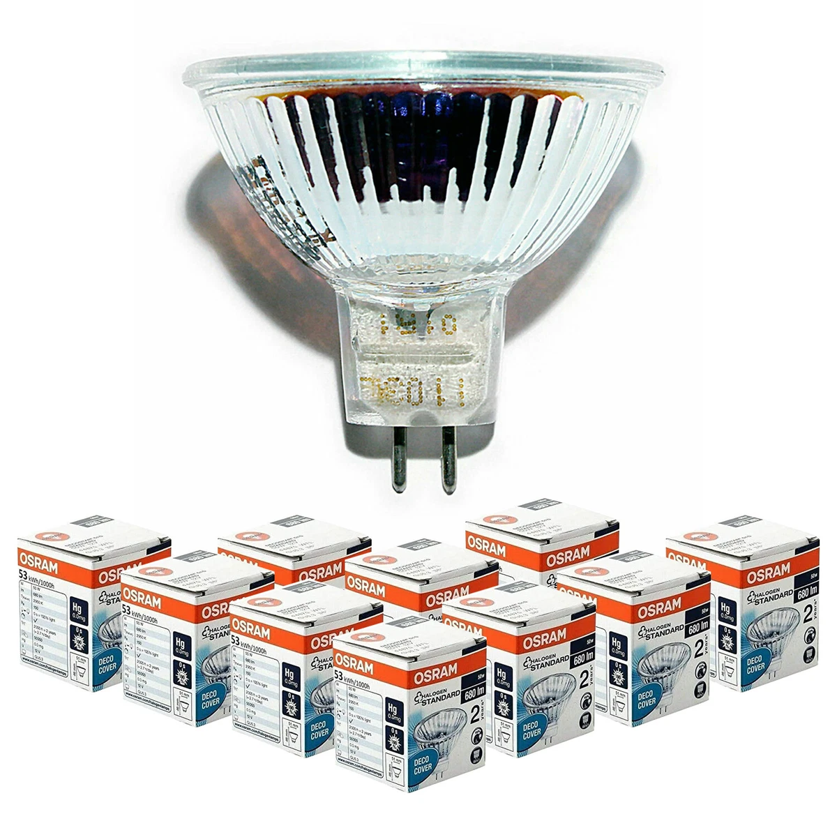 OSRAM Halogenlampe Decostar, 12V/50W, Titan, 36 °