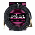 Ernie Ball - P06086 Braided Instrument Cable 18 Ft. BLACK