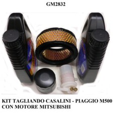 KIT TAGLIANDO MOTORE PER CASALINI E PIAGGIO CON MOTORE MITSUBISHI GM2832