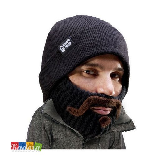 Berretto con BARBA e Pizzetto Originale BEARD HEAD - Cappello Sci Snowboard  | eBay